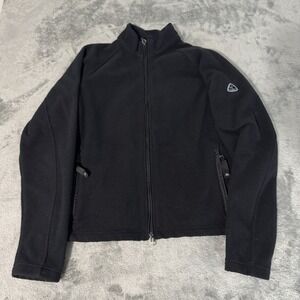 Nike ACG Thermafit Jacket Womens Large Black Soft‎ Fleece Full Zip